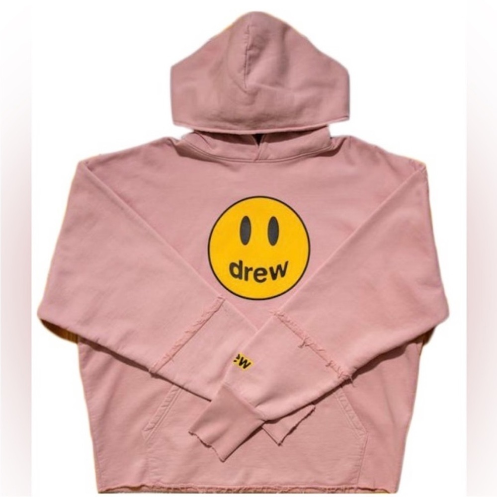 DREW HOUSE mascot deconstructed hoodie pink